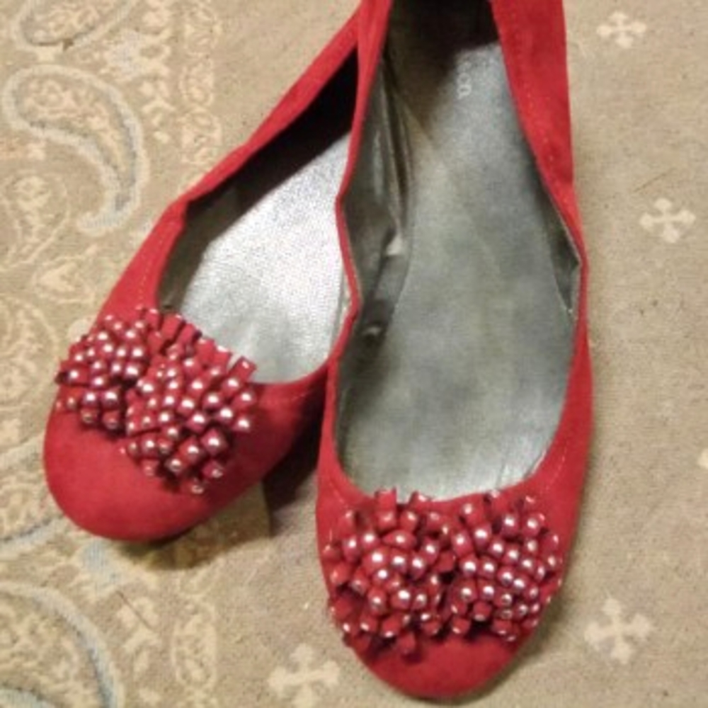 Style & Company wine red flats